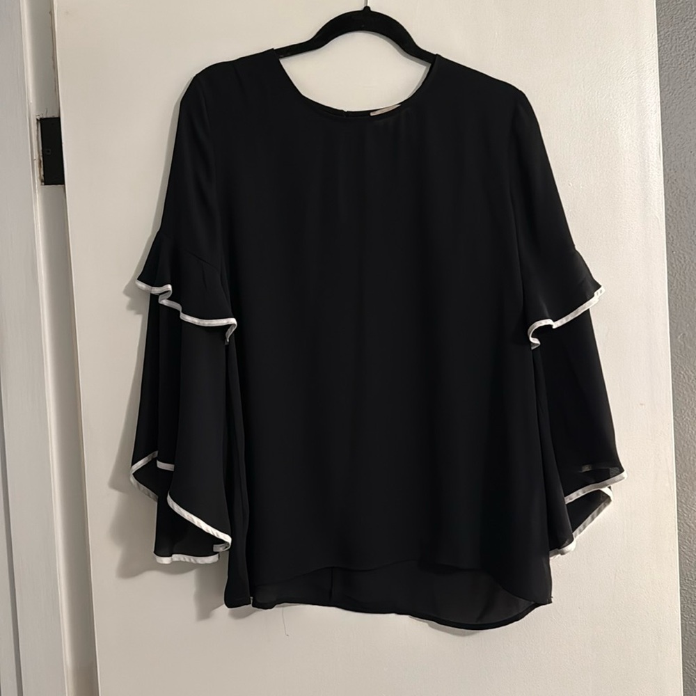 Black & White Blouse